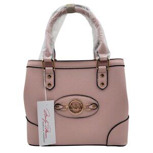 Marilyn Monroe Pink Handbag Small Faux Leather Gold Accents New